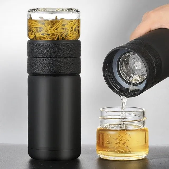 Travel bottle for tea with filter