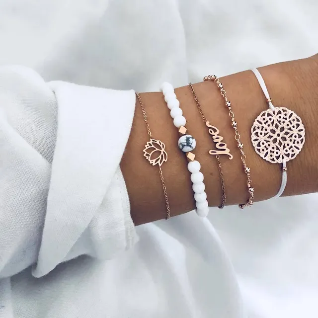 Conjunto de pulseras originales Indica para mujer