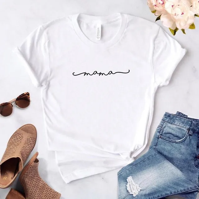 T-shirt femme avec impression mama Margarete