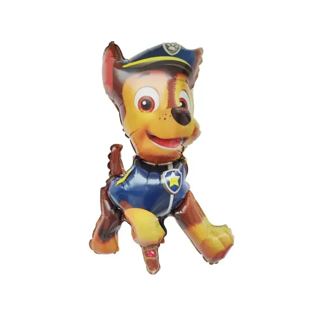 Baloane de aniversare din aluminiu cu personaje din desenele animate Tlapková patrola - Paw Patrol