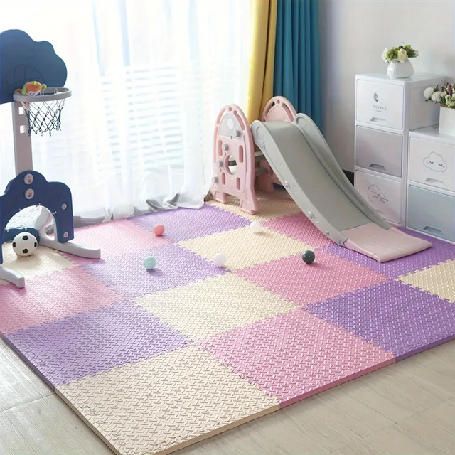 Pěnové puzzle podložky - Dětská hrací a cvičební zóna. Omyvatelné, na míru řezatelné