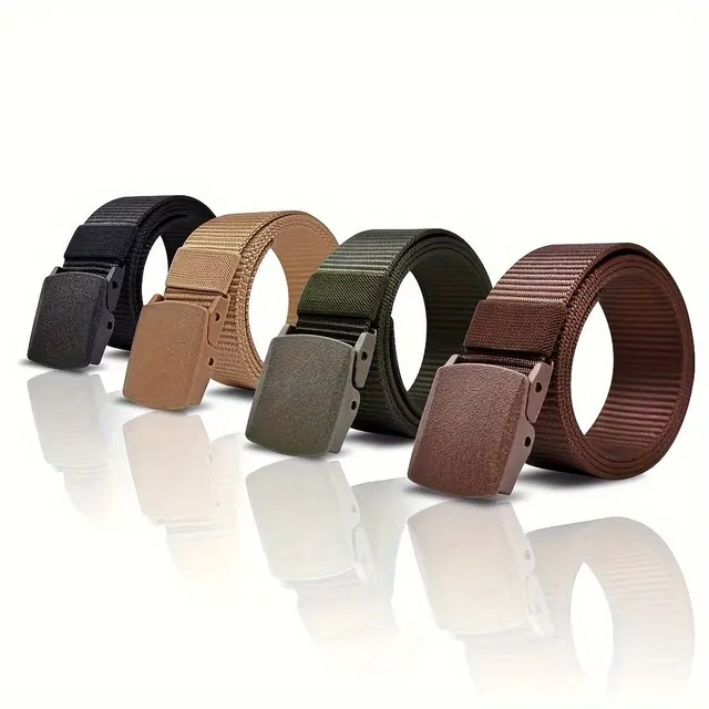 Universal nylon belt without metal buckle for students, youth and active people