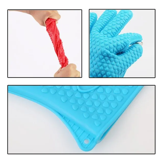 Silicone grill gloves - various colours