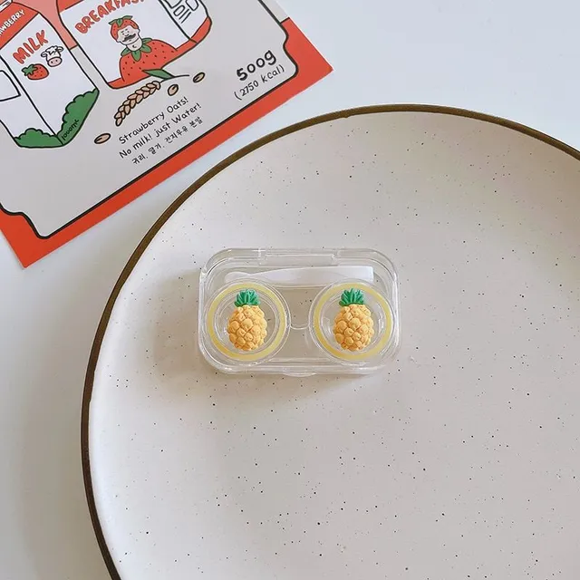 Contact lens case - fruit