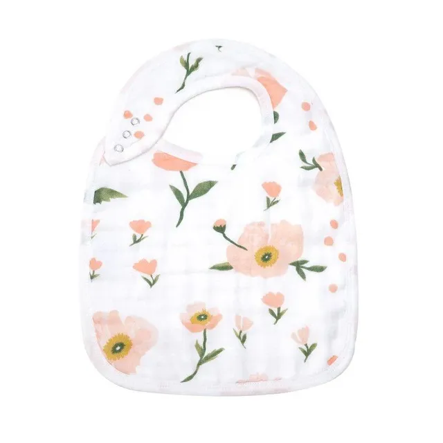 Baby bib made of bamboo cotton - soft bibs for newborns and toddlers