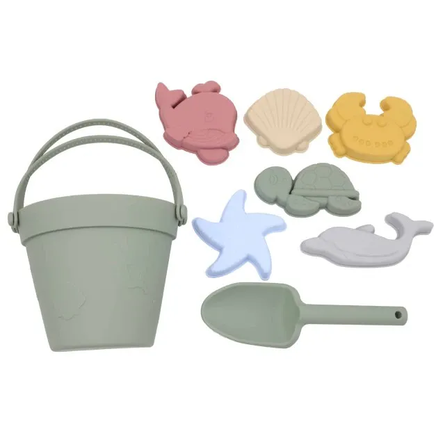 Children's sandbox kit - bucket with toys