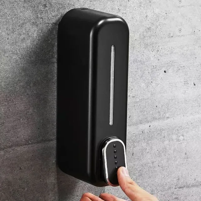 Wall-mounted soap dispenser in elegant design