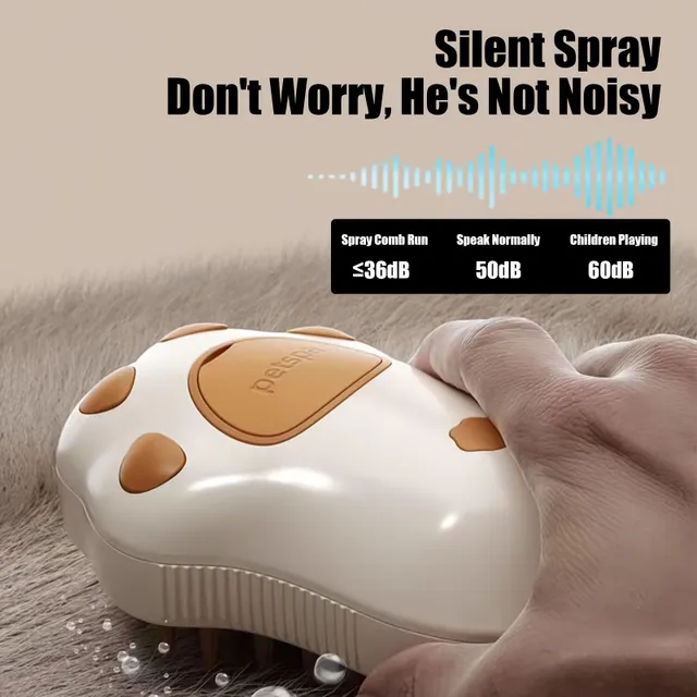 Electric steam brush for pet care