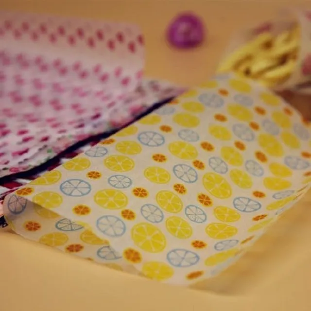 50 pcs food wrapping paper with motif