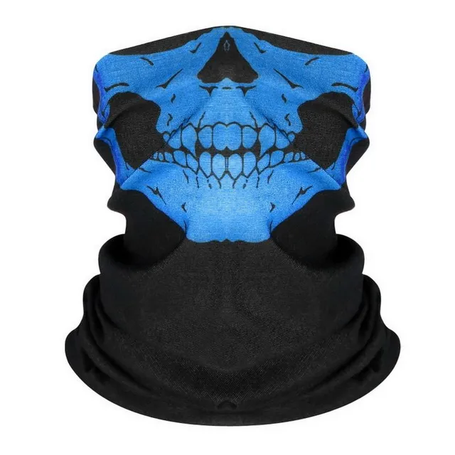 Protective scarf with skull