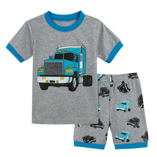 Chlapecký stylový letní pyžamový set