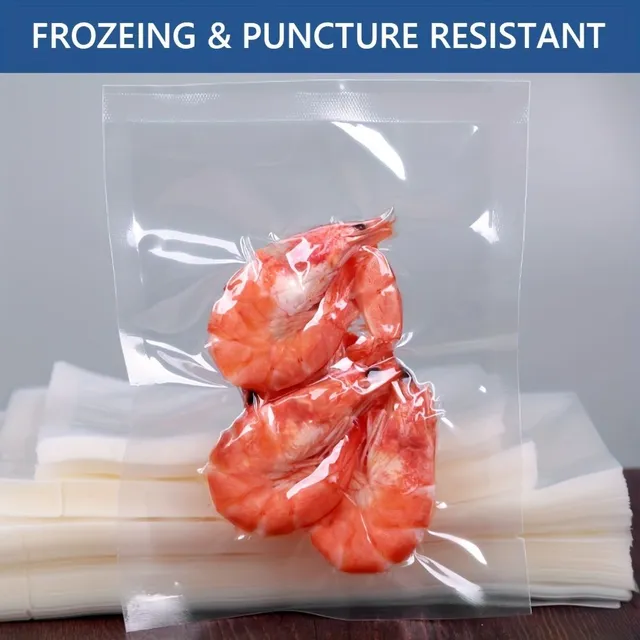 100pcs Vacuum Bags For Keeping Food, No BPA, Resistant, Great for Vacuum Sealing Bags For Food, Supplies For Household