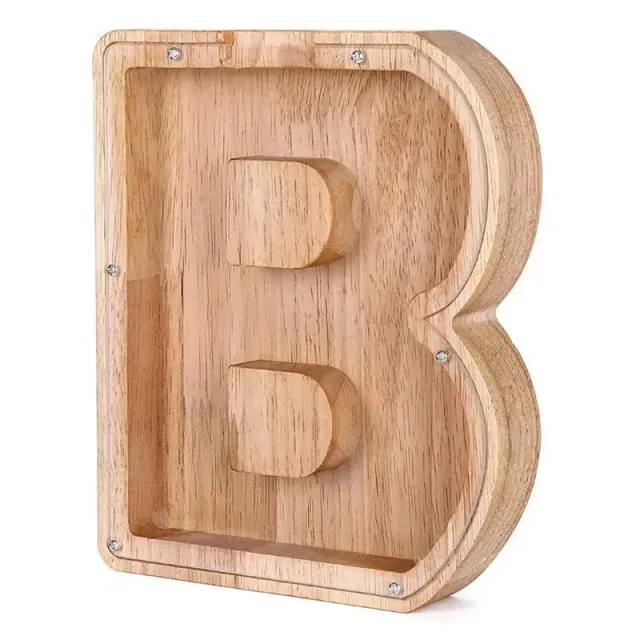 Design box in letter shape - whole alphabet, wood processing