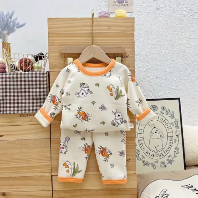 Children's cute pajamas for cold nights