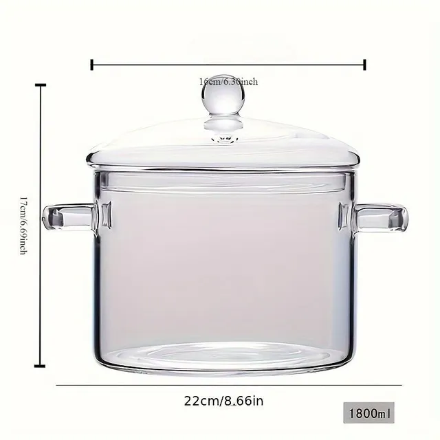 Glass Pot For Restaurant