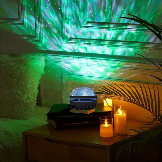 Projektor hvězdné oblohy s LED světly, dálkovým ovládáním a USB napájením - Vytvořte si kouzelnou atmosféru v ložnici