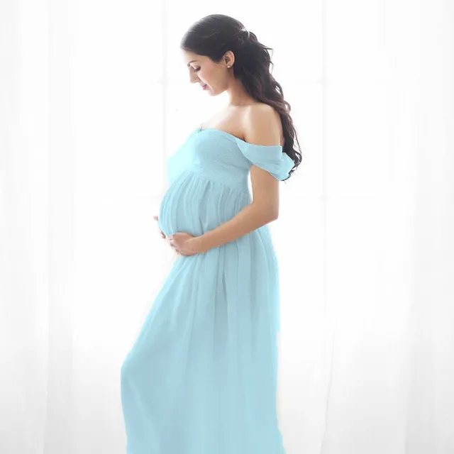 Nádherné šifonové těhotenské šaty