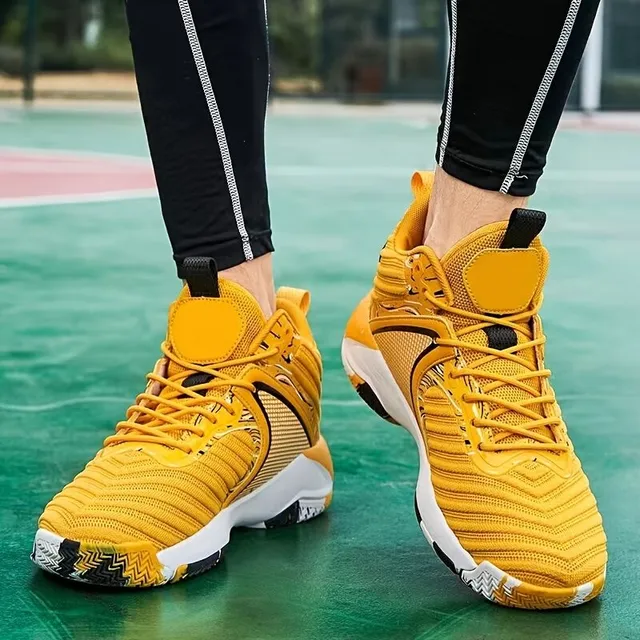 Men's basketball shoes oversized - breathable, comfortable, non-slip
