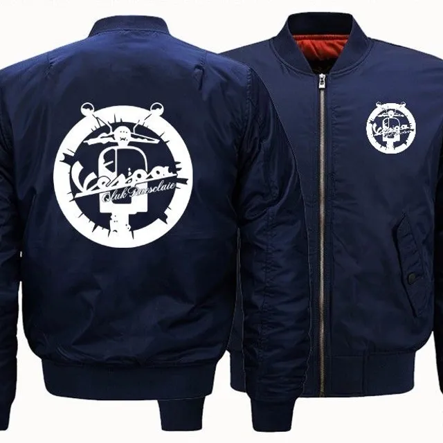 Stylish Vespa Men's Bomber