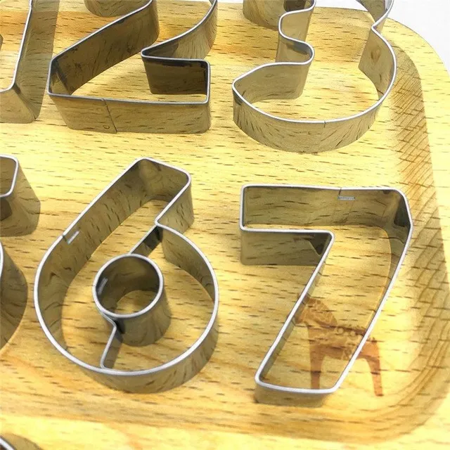 Numeral cutters - 9 pcs