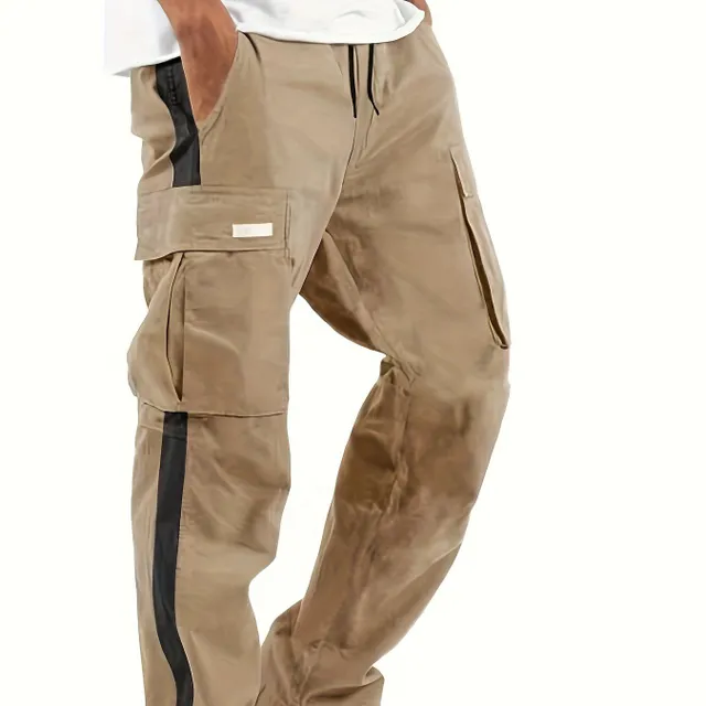 Men's Stylish Cargo Joggers with Capsules - Breathable