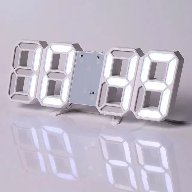 Wall mounted LED digital clock
