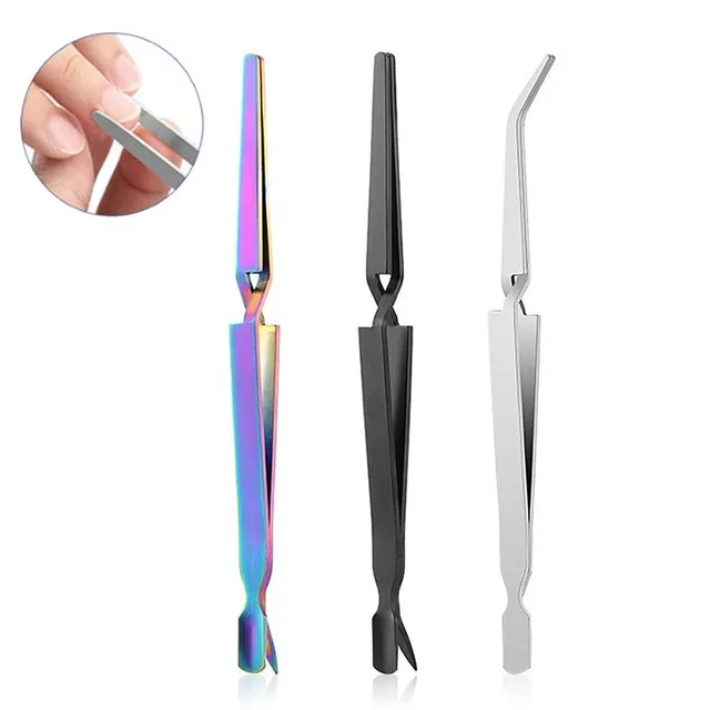 Special tweezers for modeling artificial nails - more variants