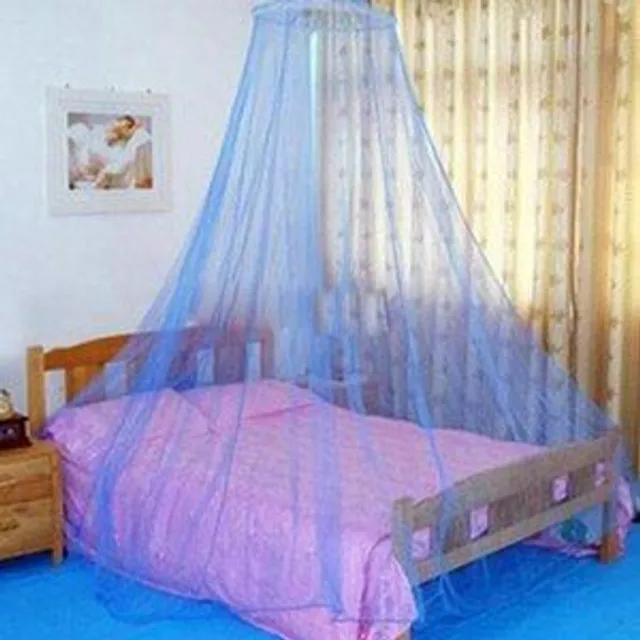 Krásny baldachýn nad posteľou Nelly blue 1-5m