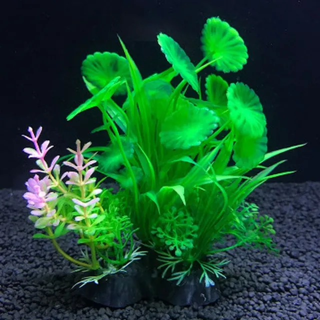 Artificial aquarium plants