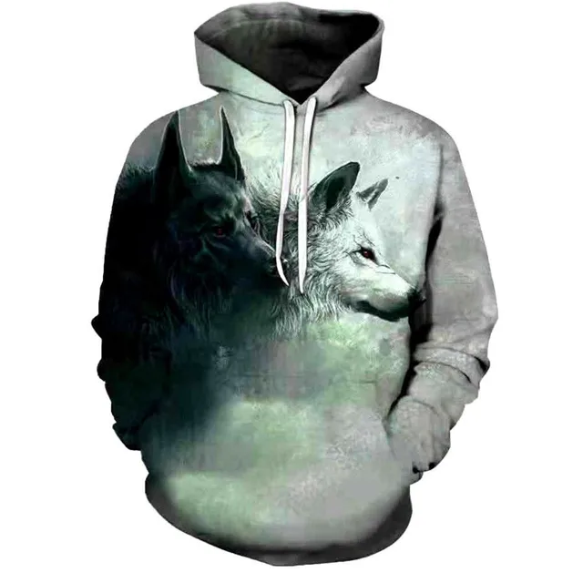 Bluza męska 3D wolf galaxy