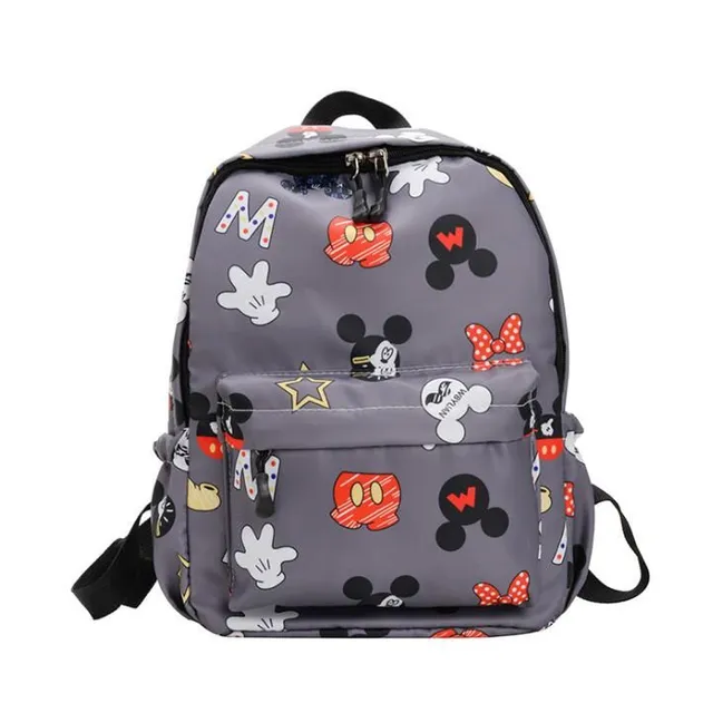 Beautiful baby backpack with Minnie and Mickey Mouse style12 31x24x14CM