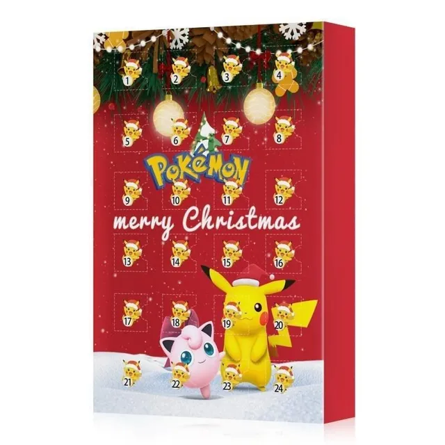 Christmas Advent calendar with Pokemon theme
