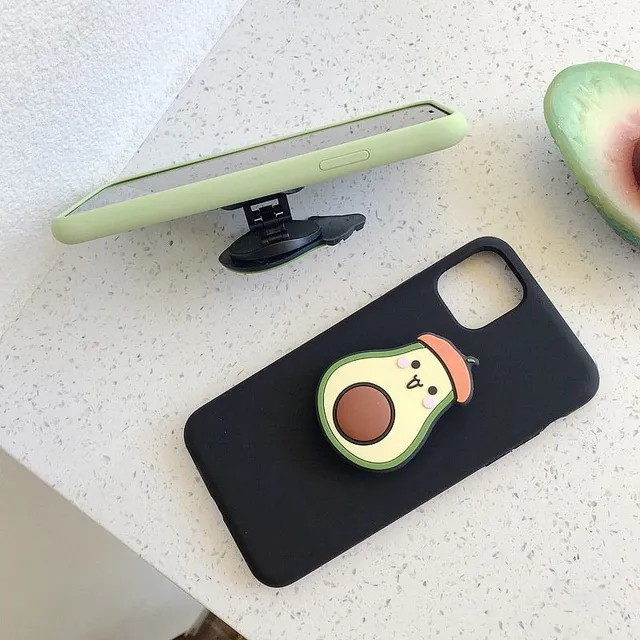 Silikonový PopSockets držák v roztomilém tvaru avocada a jiné