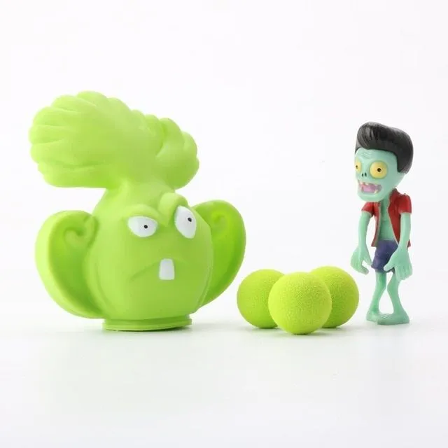 Shooting toy in the form of Plants vs Zombies characters