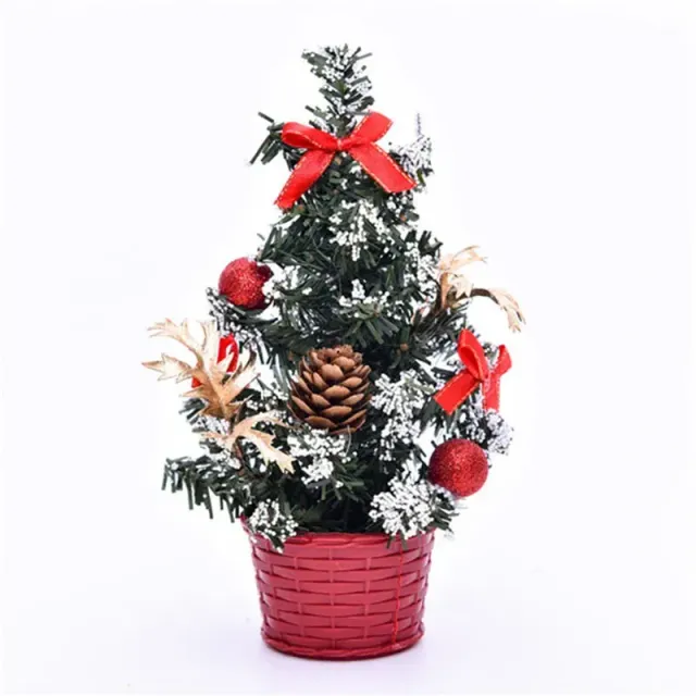 1 piece artificial table mini Christmas tree on decoration - 20 cm