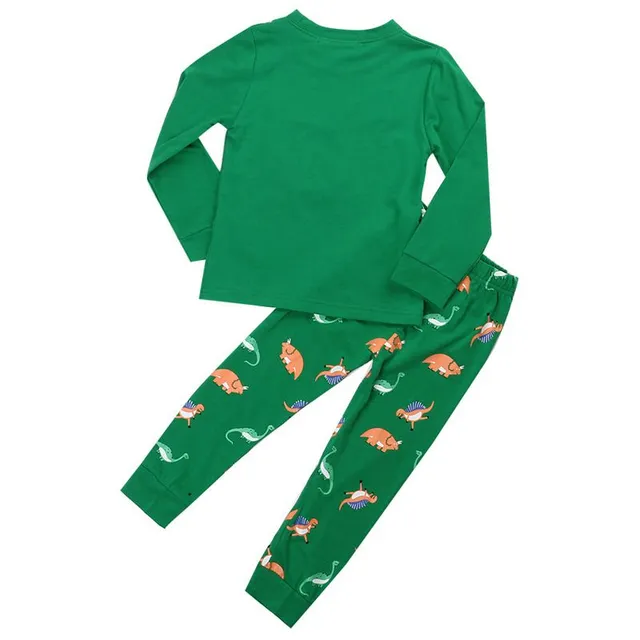 Dětské chlapecké pyžamo s potiskem dinosaura