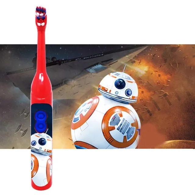 Dětský pohádkový elektrický kartáček na zuby star-wars-bb-8