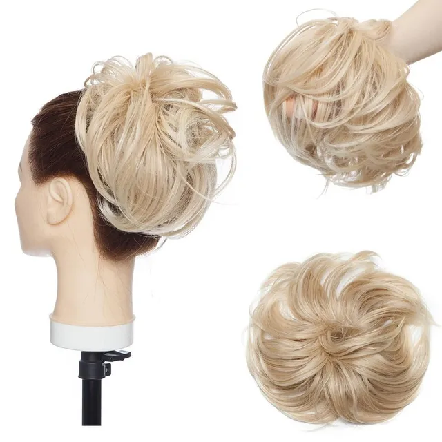 Postiche pour cheveux - chignon avec élastique