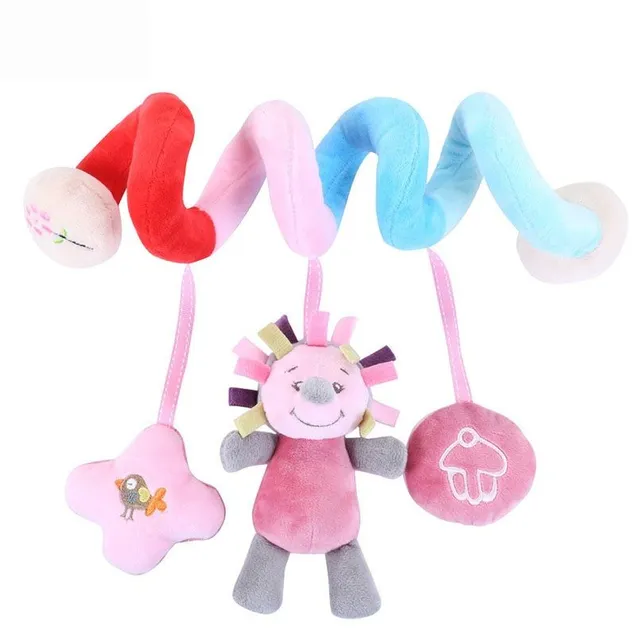 Children's educational toys for babies - stuffed spiral for egg or stroller