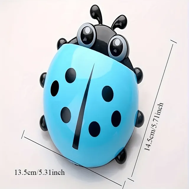 Cute Beetle - Toothbrush holder and wall paste with suction cup