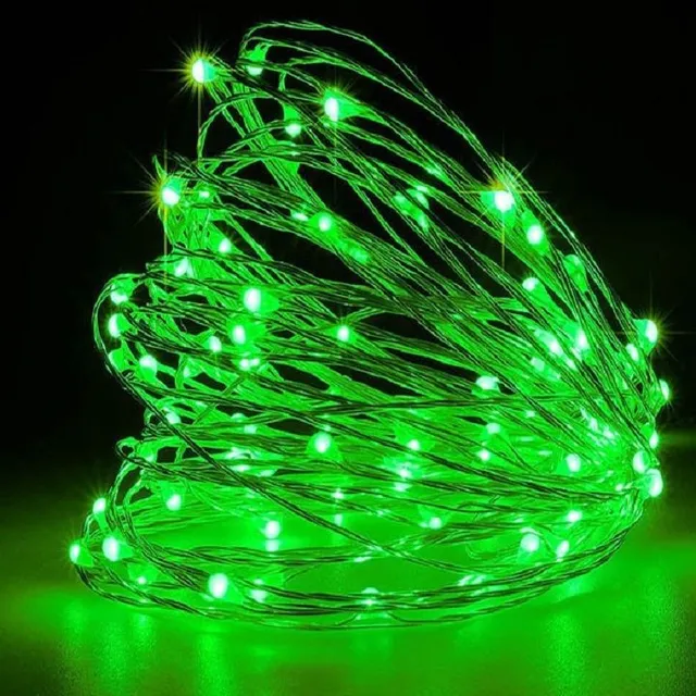 LED-es fénylánc zelena s