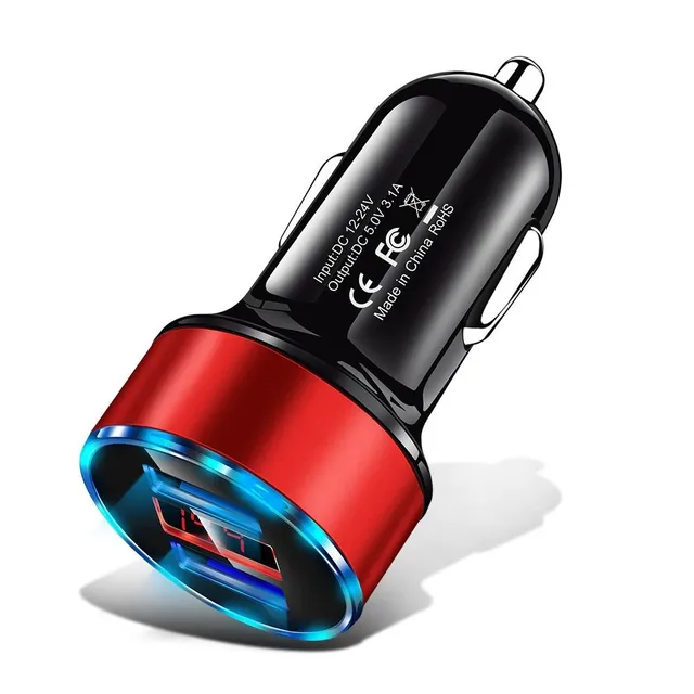 Car Charging Adapter Dual USB