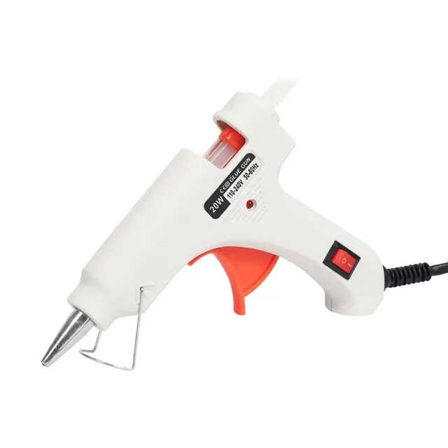 Melting glue gun with 10 glue rods