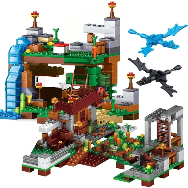 Trendy children's building set in the popular game Minecraft