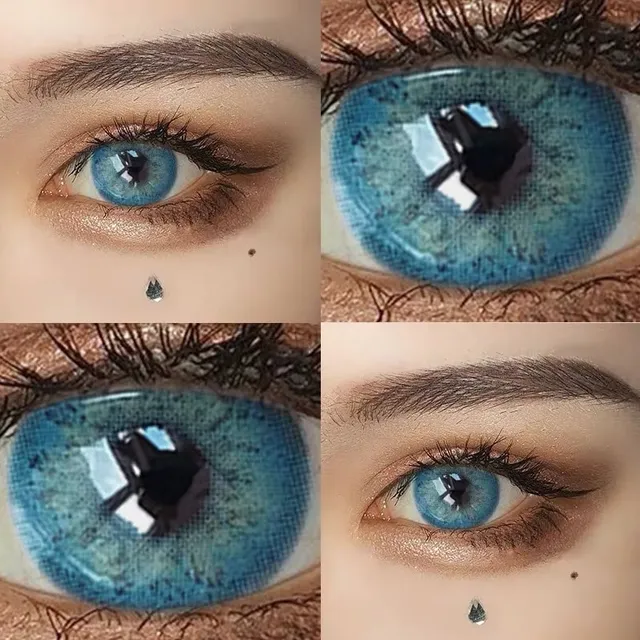 Colored eye lenses