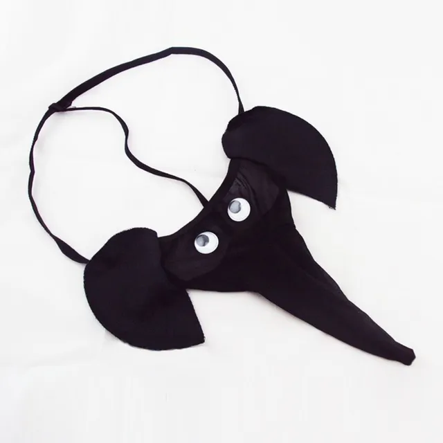 Men's thong in the shape of an elephant in several variations