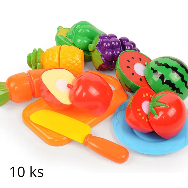 Plastikowe owoce i warzywa dla dzieci - do 37 szt.