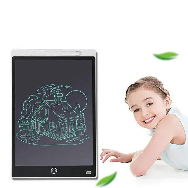 Children's drawing tablet with LCD display for drawing and writing