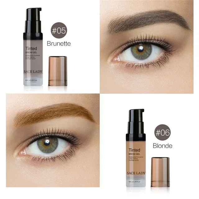 Permanent gel eyebrow colour - 6 shades