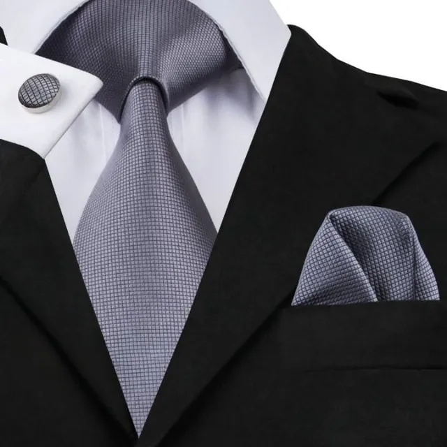 Men's luxury business set | Tie, Handkerchief, Cufflinks